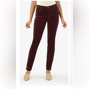 KUT from the Kloth Mia Toothpick Skinny Wine Cords